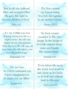 18 Positive Affirmations for Kids from the Bible