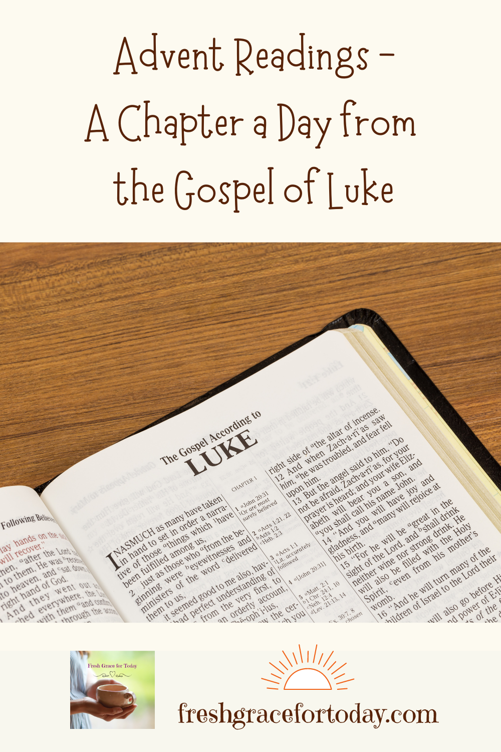 Advent Readings - a Chapter a day from the Gospel of Luke