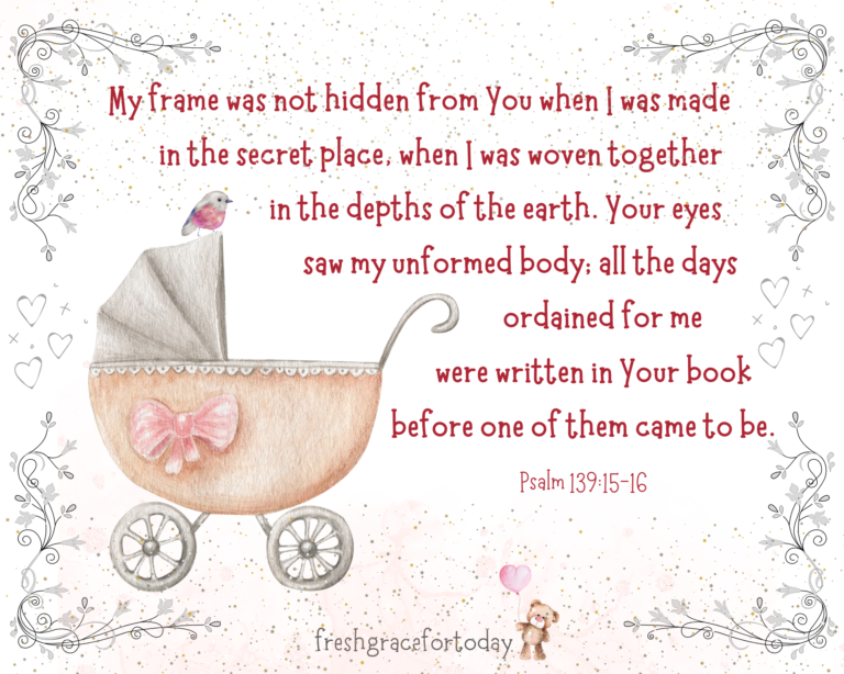 32 Encouraging Bible Verses for Moms | With Printable Graphics - Fresh ...