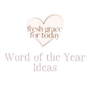 Word of the Year Ideas with Monthly Reflection Sheets